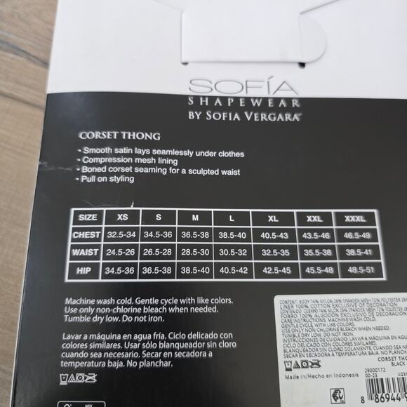 Sofia Intimates by Sofia Vergara Corset Shaping Thong Women Sz XXL - Picture 7 of 8